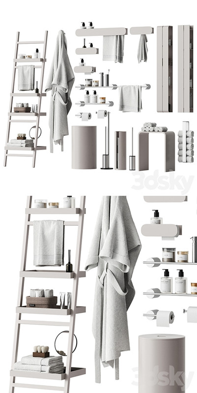 Set of bathroom accessories and decor 3
